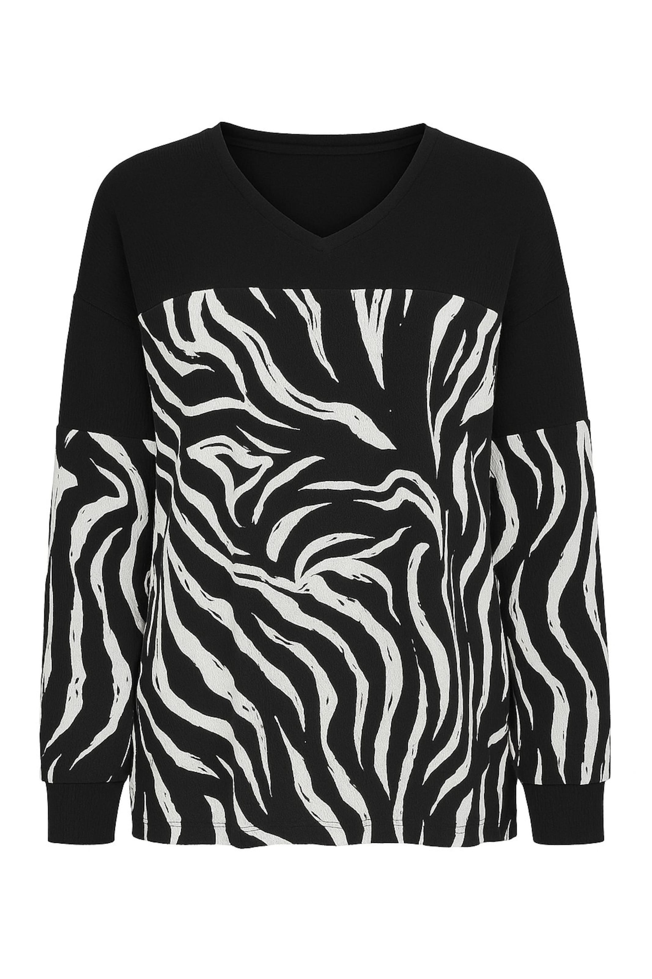 Stil Diva Shirt in Black: front