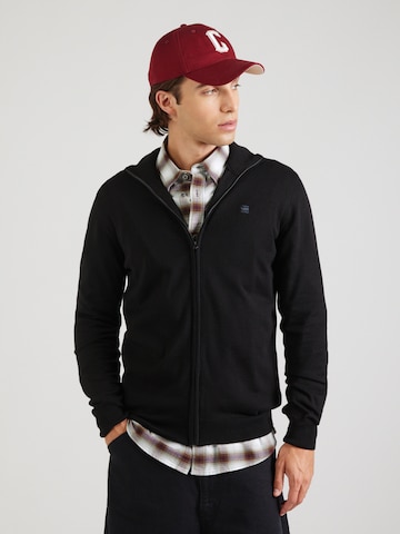 G-STAR Вязаная кофта в Черный: спереди