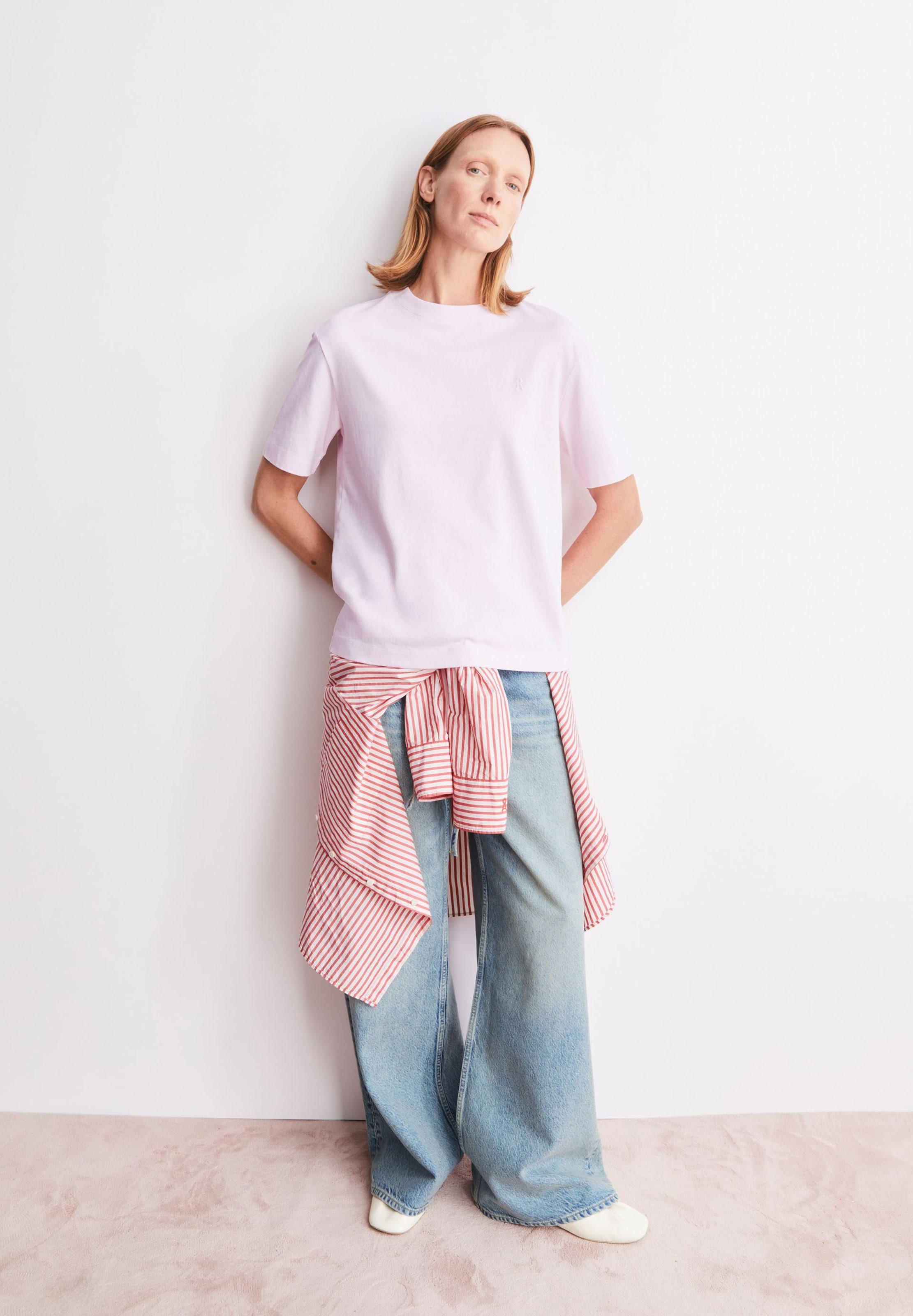 ARMEDANGELS Shirt in Roze: voorkant