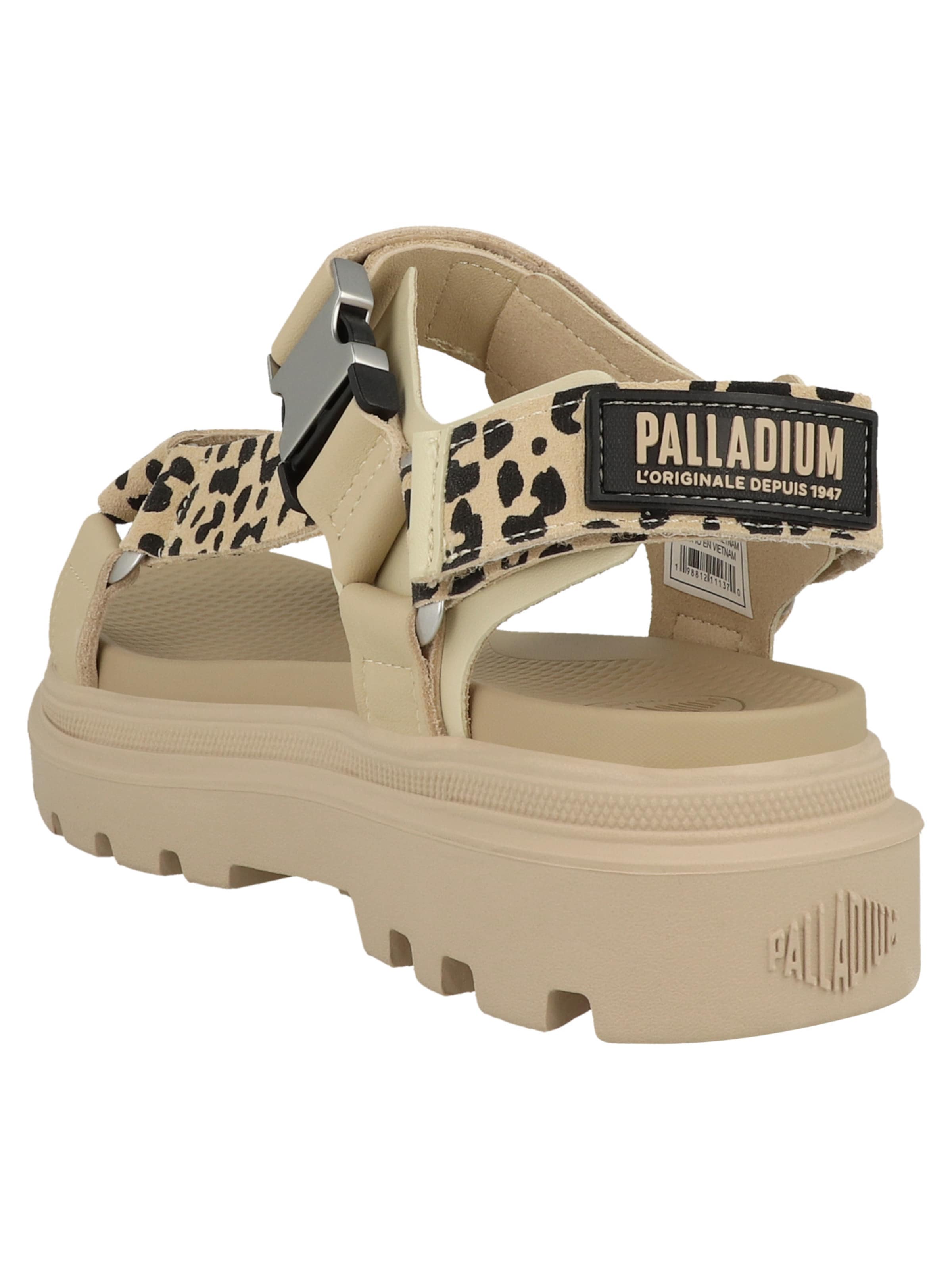 Palladium - Sandalias con hebilla en beige