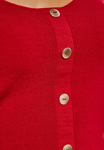 faina Knitted Top in Red