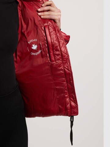 Veste d’hiver 'Luna' khujo en rouge