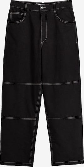 Bershka Pantalon en noir, Vue avec produit