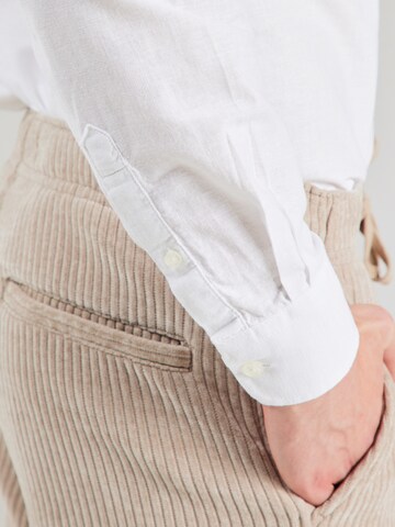 Only & Sons Přiléhavý střih Košile 'ONSCANTLEY' – bílá