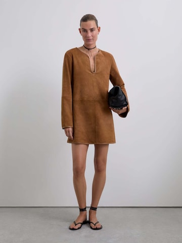 Scalpers Dress ' ' in Brown: front