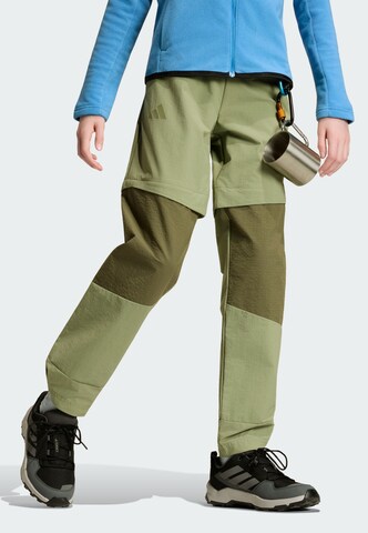Regular Pantalon d'extérieur 'CLIMA365' ADIDAS TERREX en vert : devant