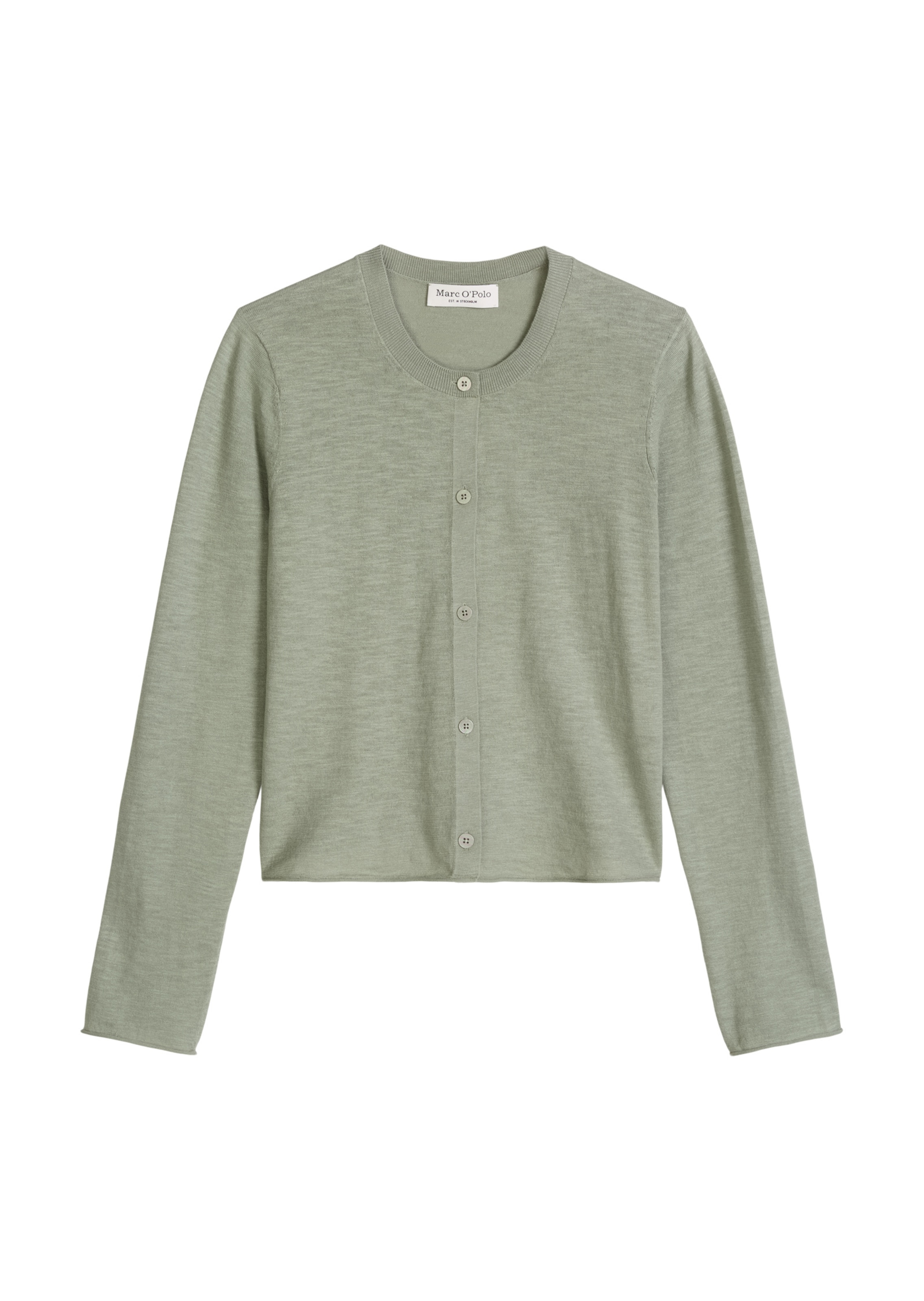 Marc O'Polo Strickjacke in Grau: Vorderseite