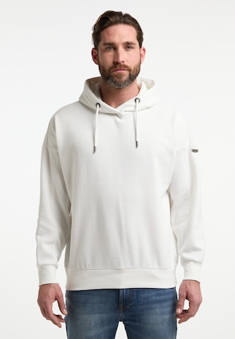 DreiMaster VintageSweater majica 'Idem' - bijela boja: prednji dio