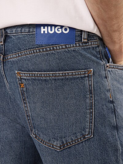 HUGO Jeans in de kleur Blauw / Wit, Productweergave