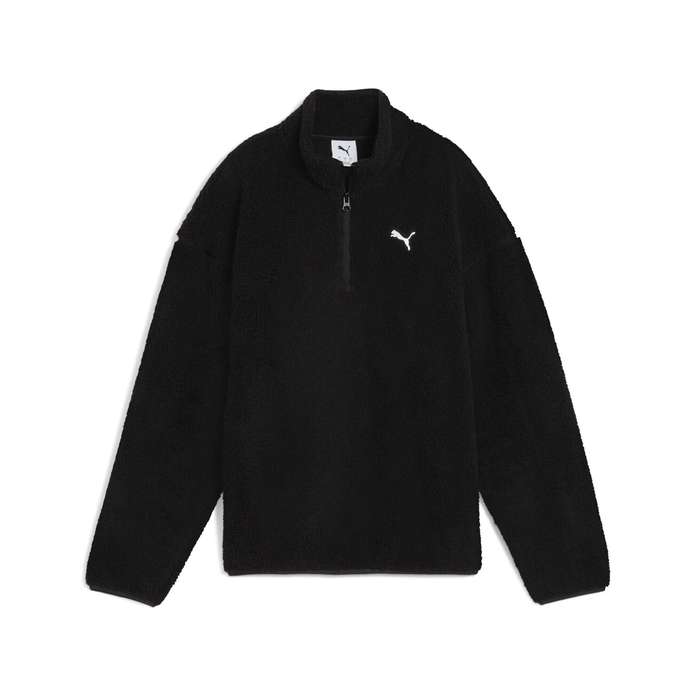 PUMA Pullover 'Essentials Elevated' in Schwarz: Vorderseite