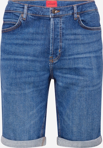 HUGO Red Regular Jeans in Blue: front