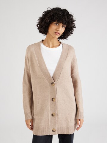 Cardigan 'GABRIEL' ONLY en marron : devant