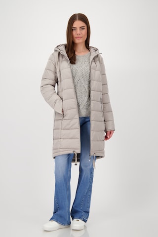 monari - Sobretudo de inverno em cinzento: frente