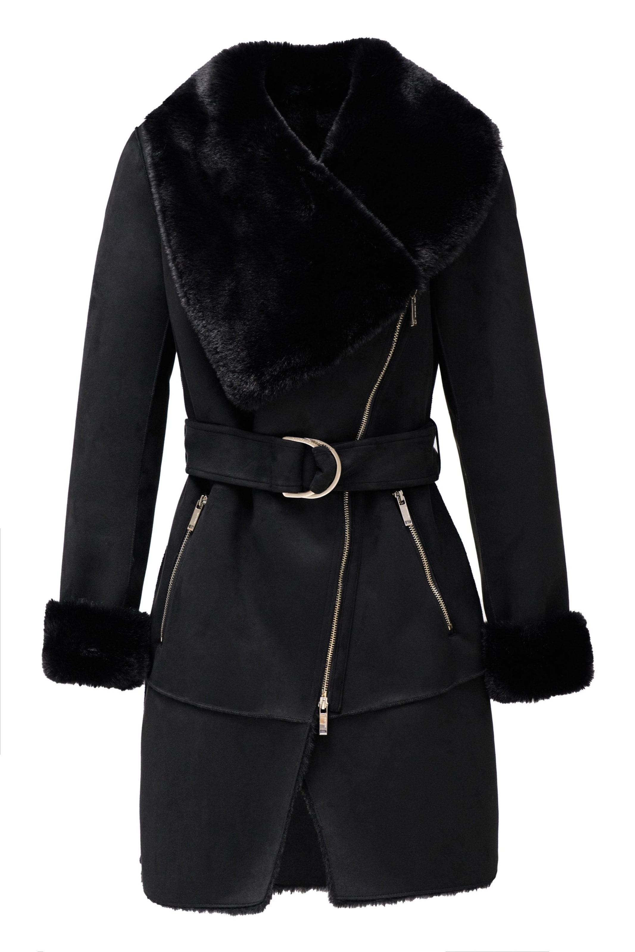 Salsa Jeans Between-seasons coat 'Diana' in Black: front