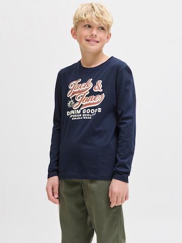 Jack & Jones Junior - Camiseta en azul: frente
