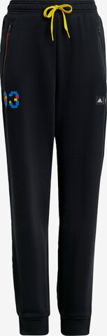 ADIDAS SPORTSWEAR Tapered Sporthose in Schwarz: predná strana