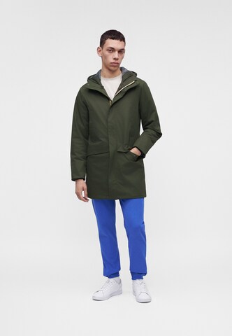 Parka mi-saison 'JARNO' K-Way en vert : devant