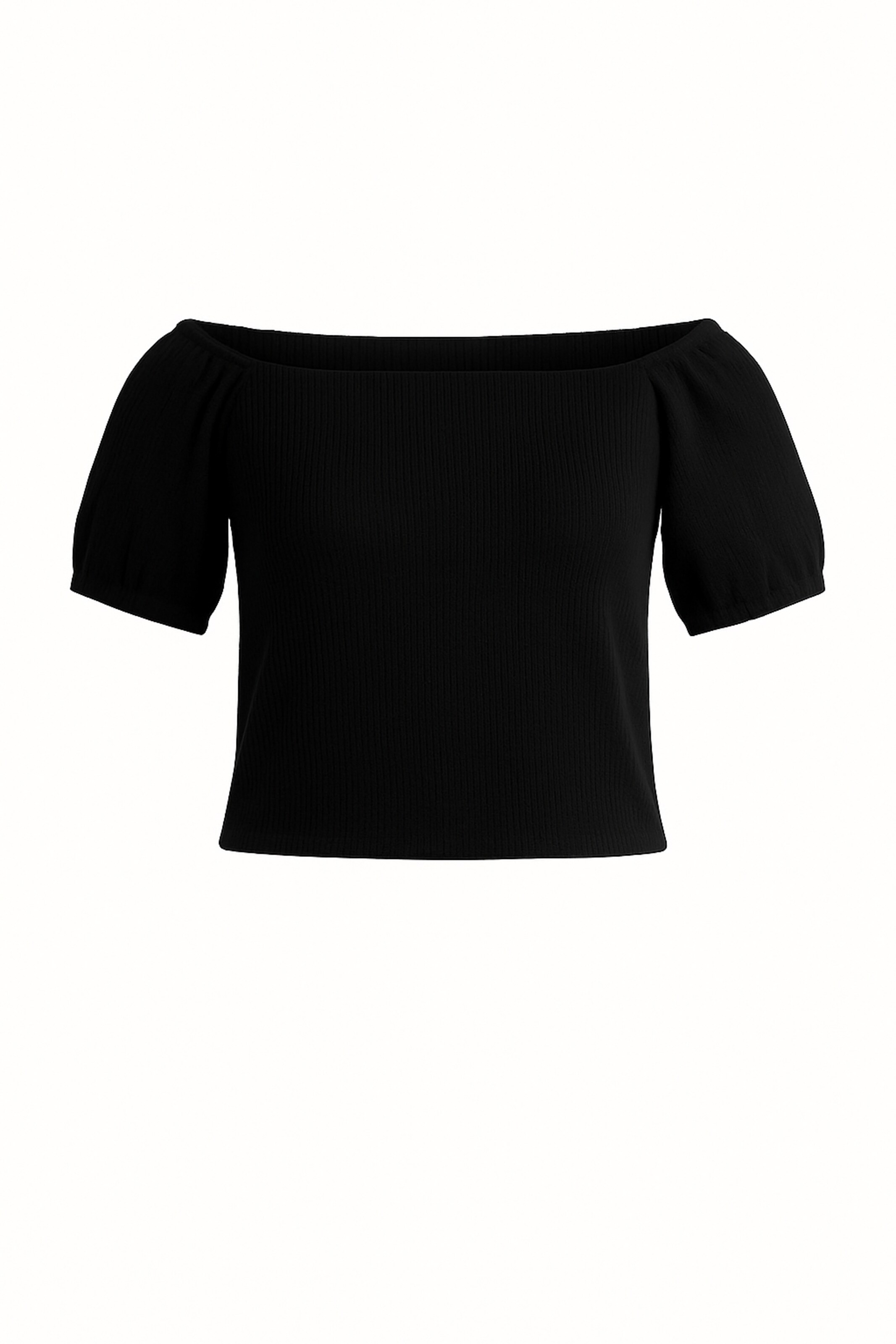 Alexa Dash Blouse in Black: front