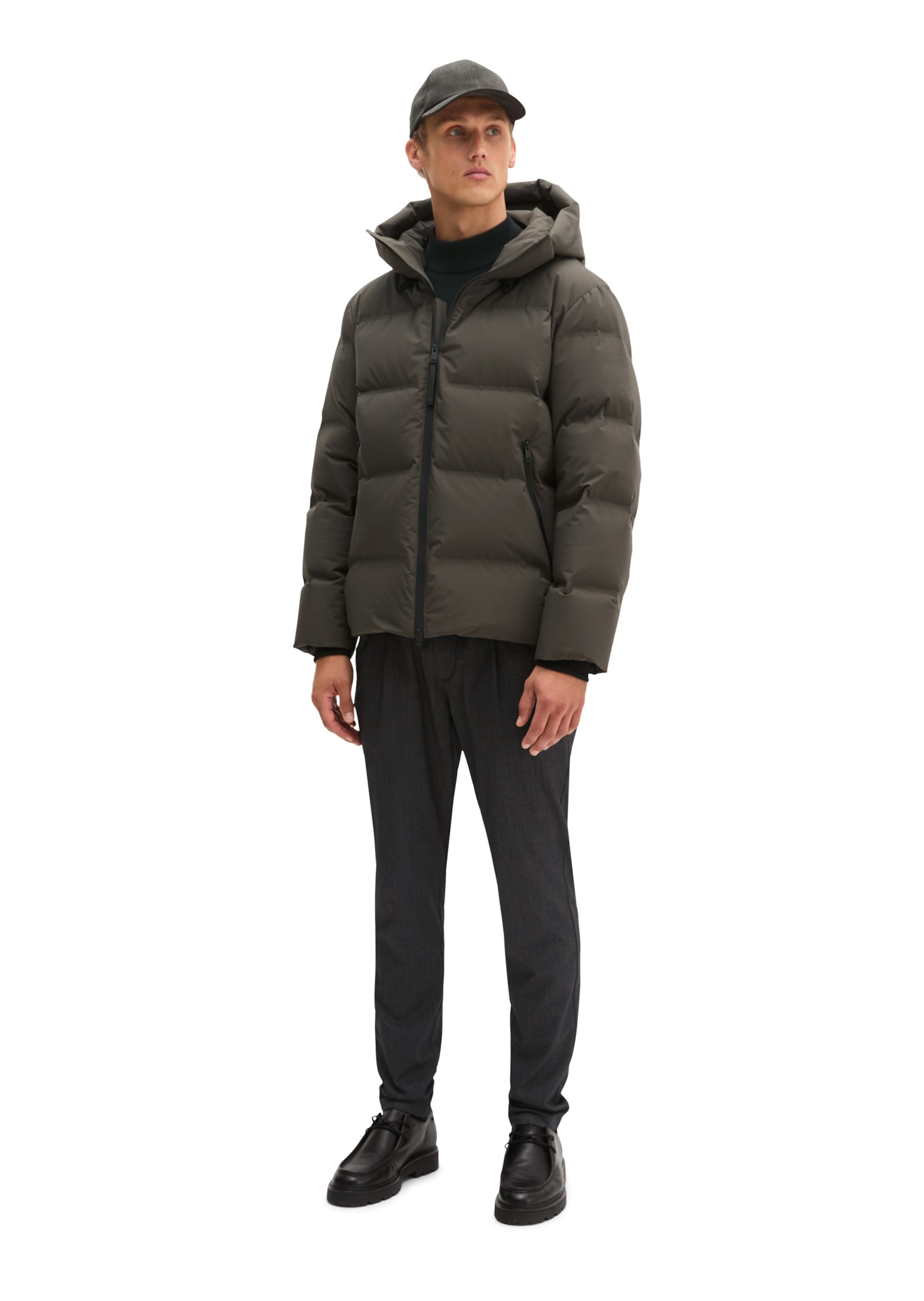 Marc O'Polo Jacke 'Marc O'Polo x Function' in Braun: Vorderseite
