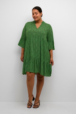 KAFFE CURVE Dress 'Isma' in Green