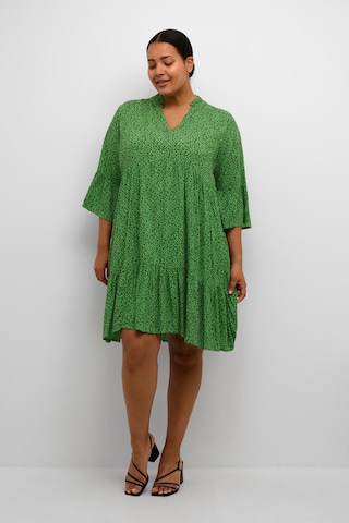 KAFFE CURVE Dress 'Isma' in Green