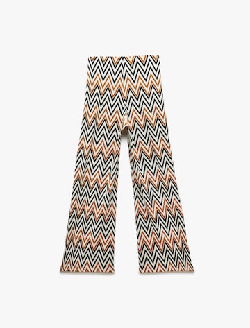 Koton Wide Leg Hose in Braun