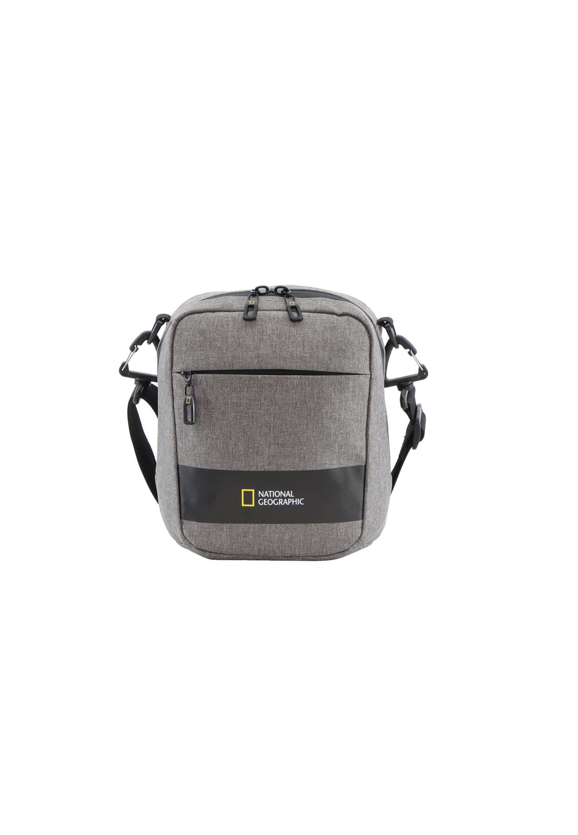National Geographic Crossbody Bag in Grey: front