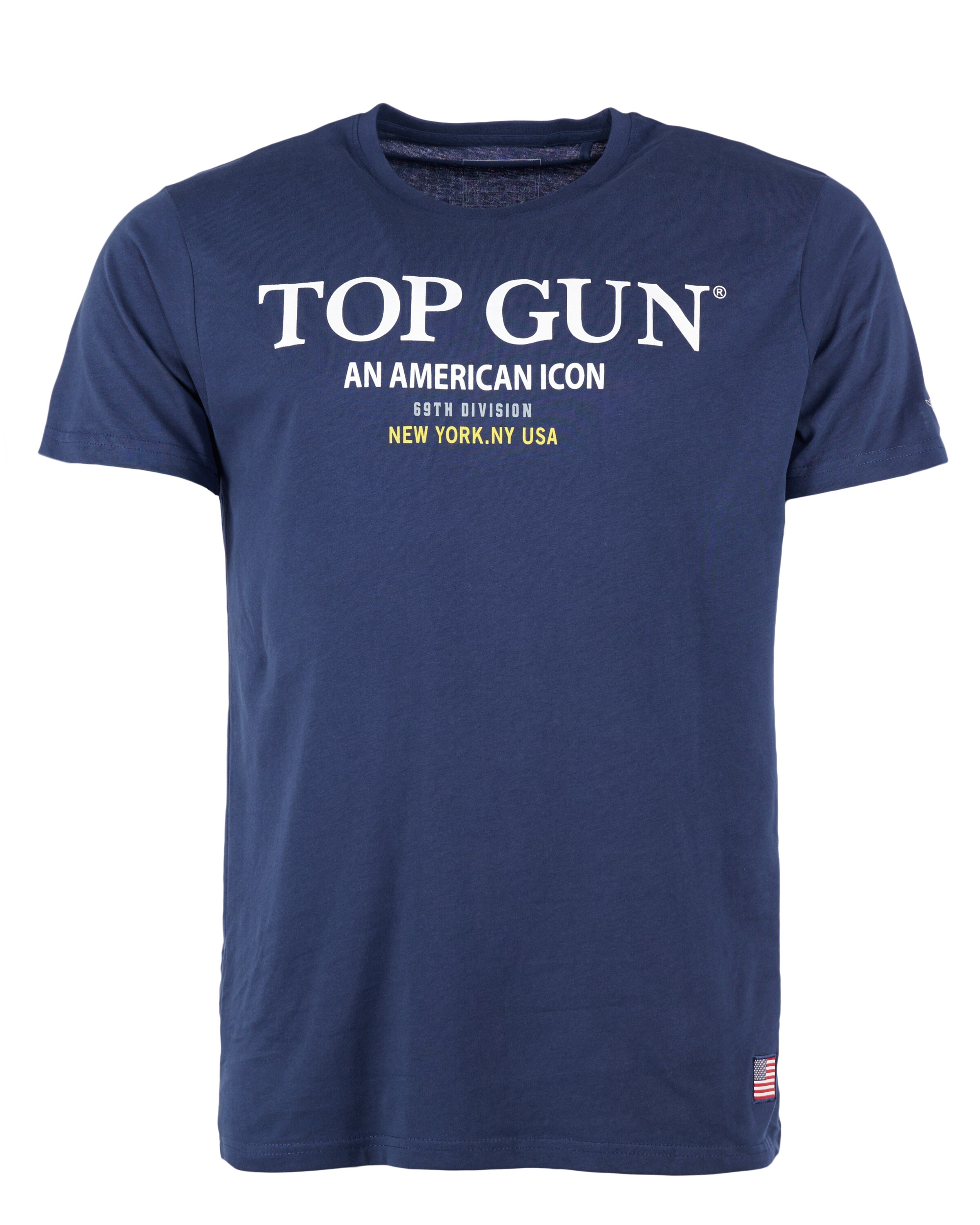 TOP GUN Shirt in Blue: front