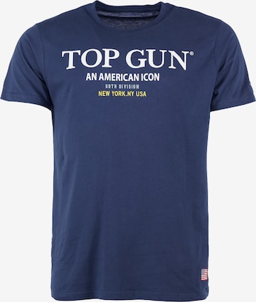 TOP GUN Shirt in Blauw: voorkant