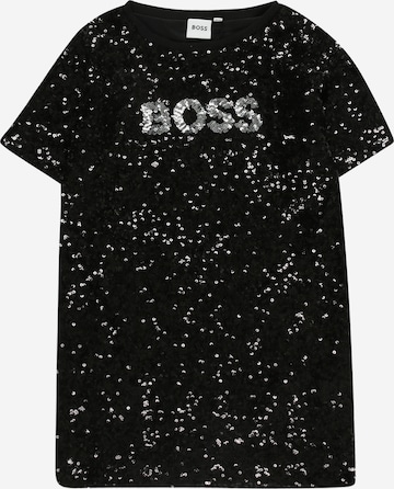 BOSS Kidswear Jurk in Zwart: voorkant