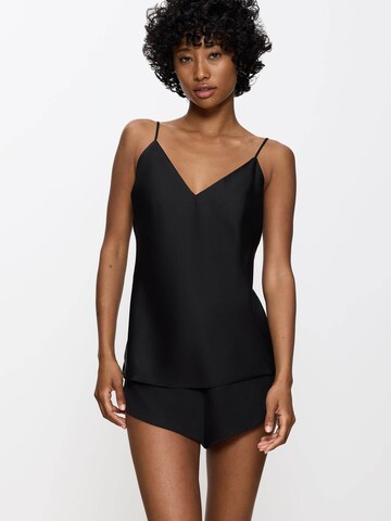 TRIUMPH - Calções de pijama ' Silky Sensuality ' em preto: frente