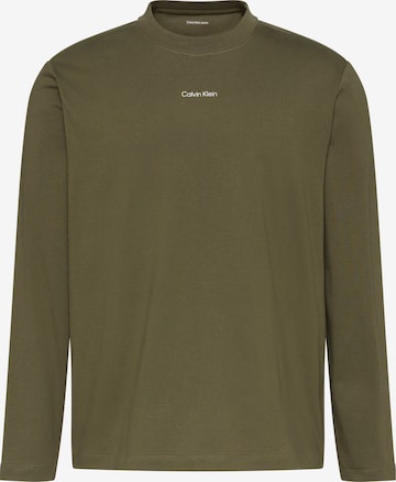 Calvin Klein Jeans Shirt 'EASY' in Grün: Vorderseite