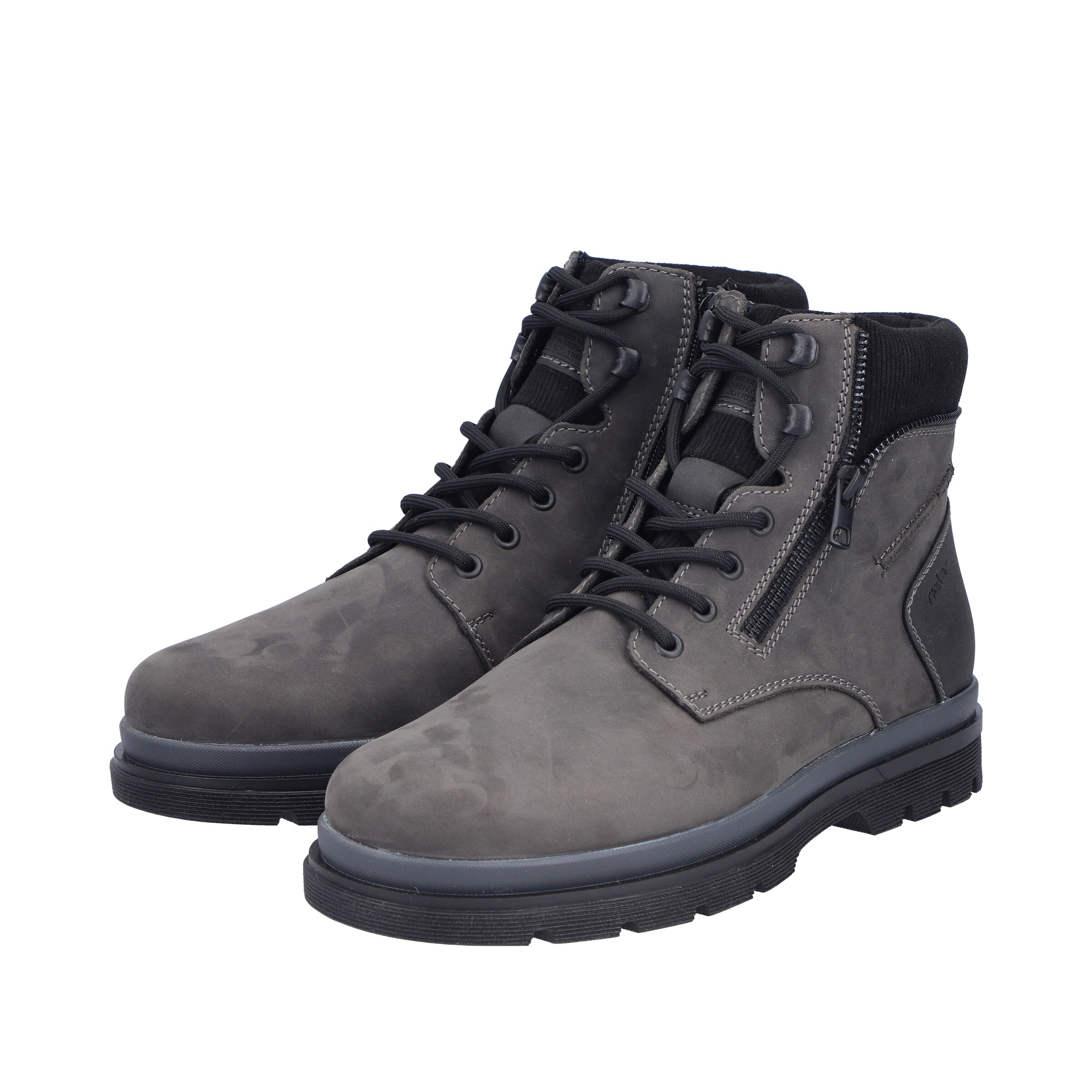 Bottes à lacets Rieker en gris