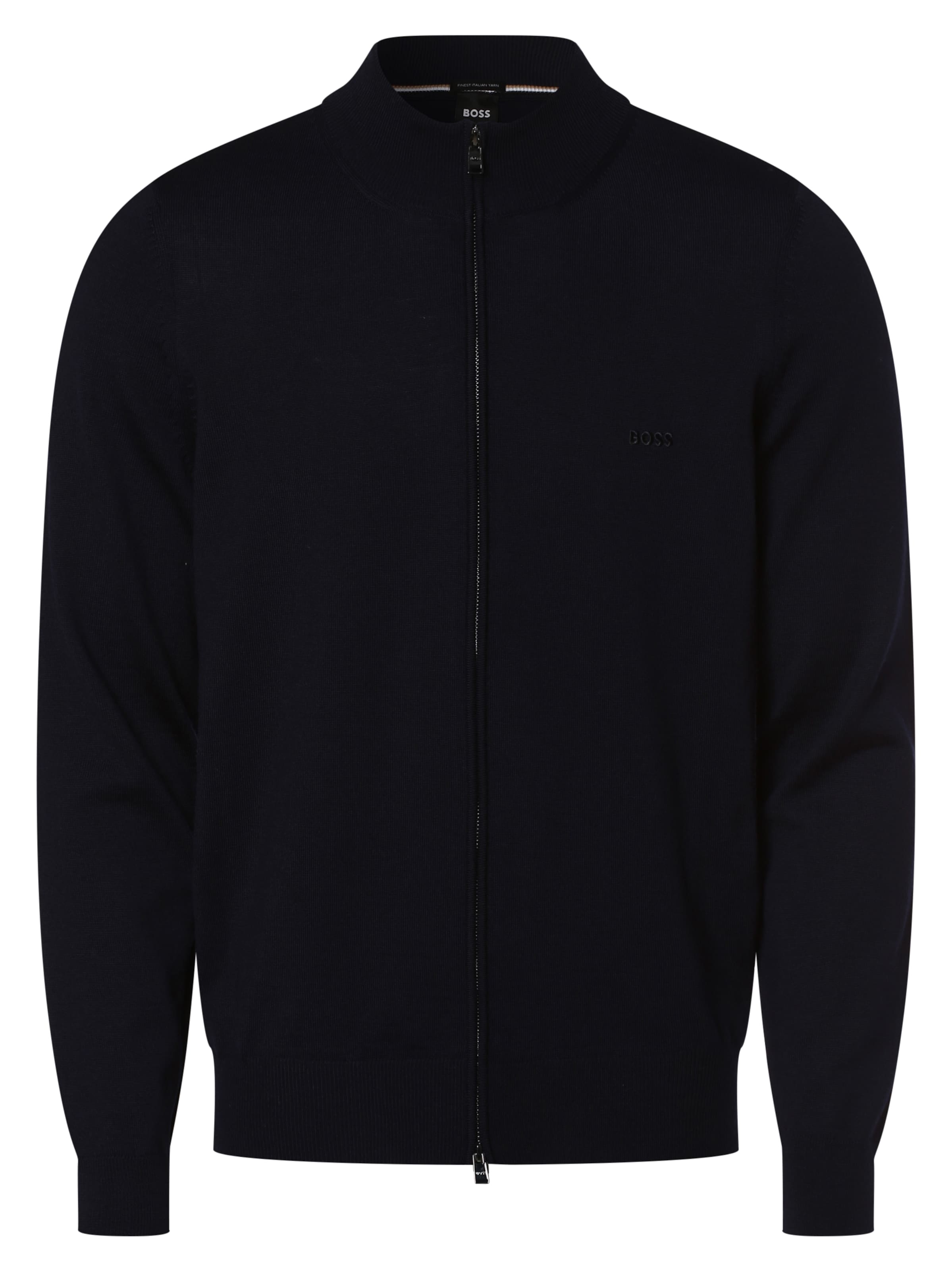 BOSS Вязаная кофта 'Balonso' в Синий: спереди