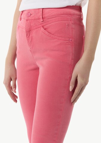 Skinny Pantalon comma casual identity en rose