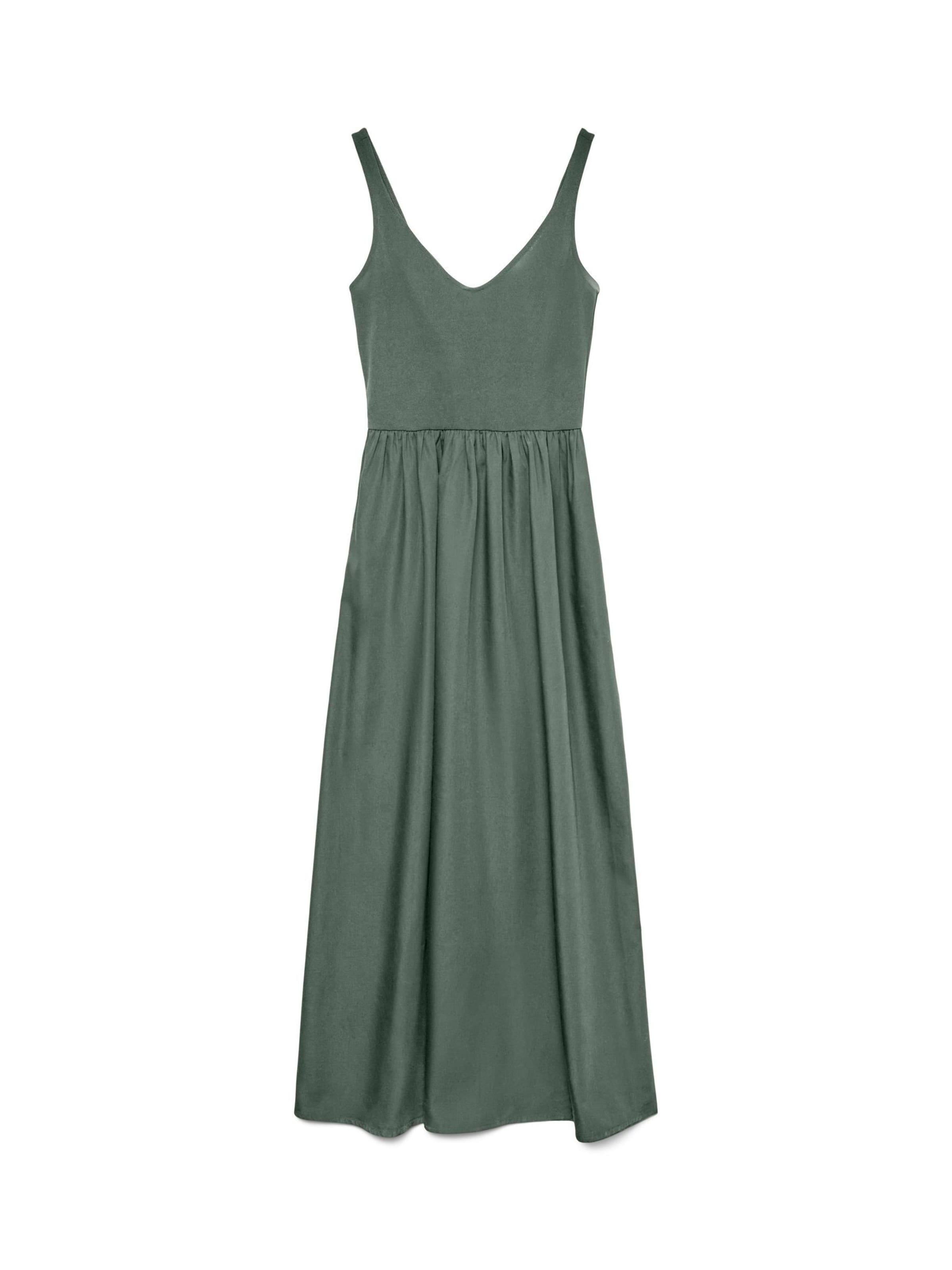 VERO MODA Evening dress 'VMVally' in Green: front