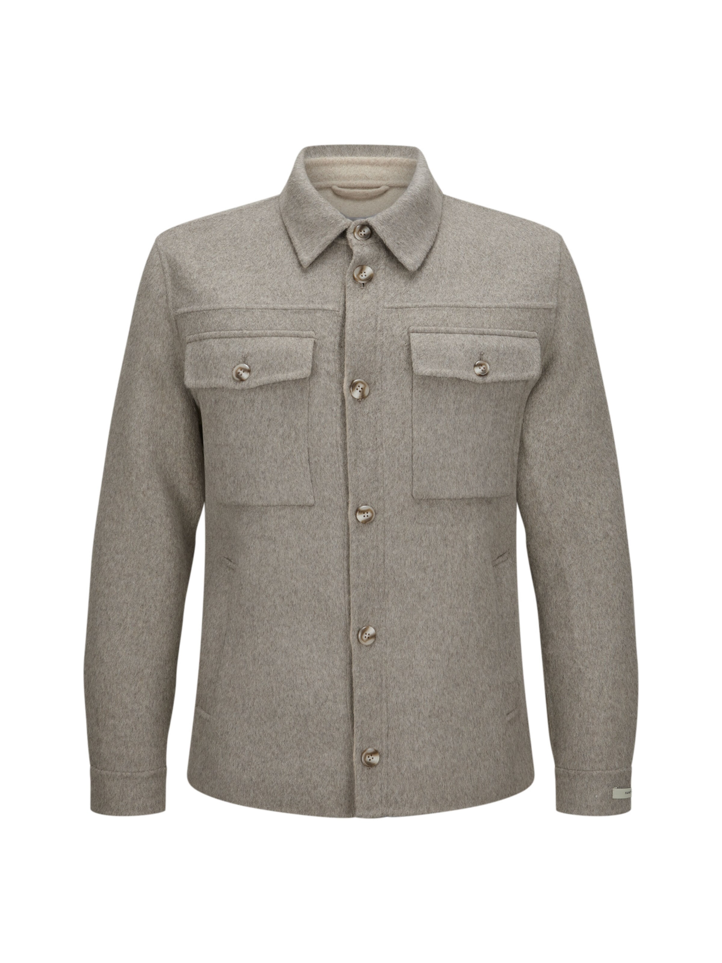 MILESTONE Jacke 'Borgo' in Grau: Vorderseite