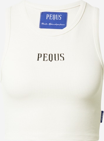 Pequs Top in White: front