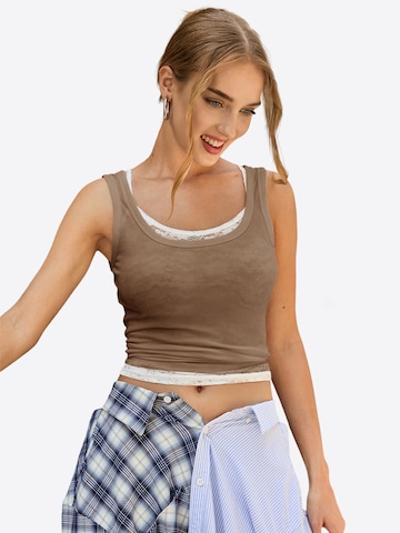 Imily Bela Top w kolorze brązowy: przód