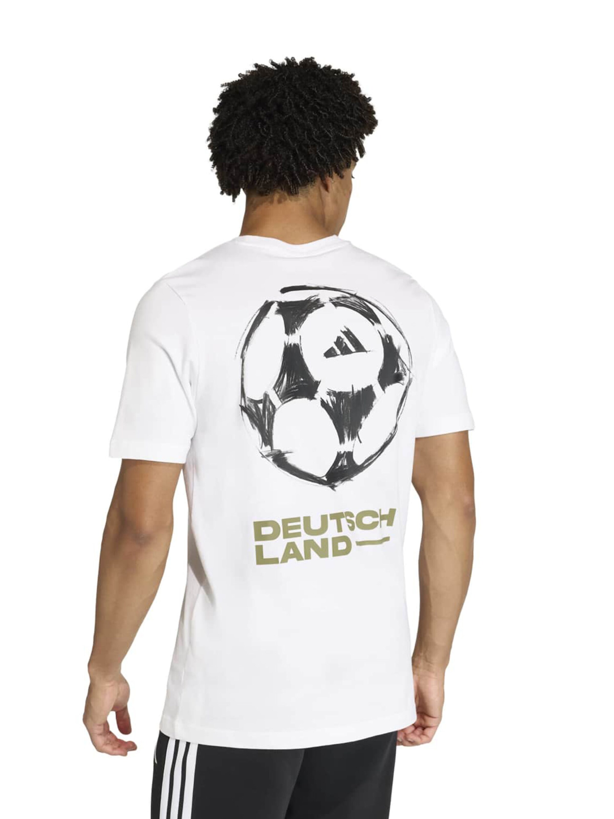 T-shirt fonctionnel 'GER TLSTR' ADIDAS PERFORMANCE en blanc : devant