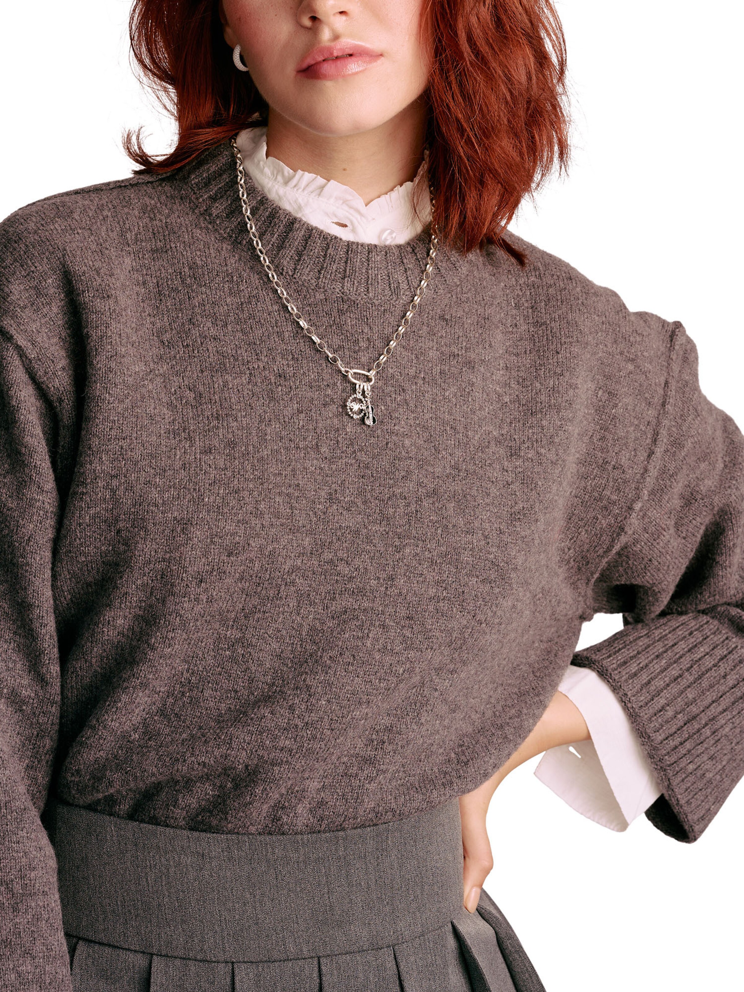 Thomas Sabo Anhänger 'Wednesday W Connect' in Silber: Vorderseite