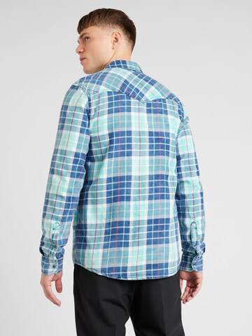 LTB Regular fit Button Up Shirt 'Rohan' in Blue