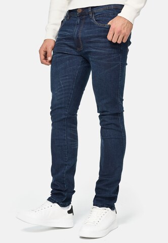 Skinny Jean 'Jake' INDICODE JEANS en bleu : devant