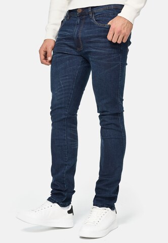 INDICODE JEANS Skinny Jeans 'Jake' in Blauw: voorkant