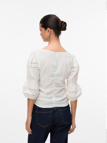 Chemisier 'VMClementine' VERO MODA en blanc