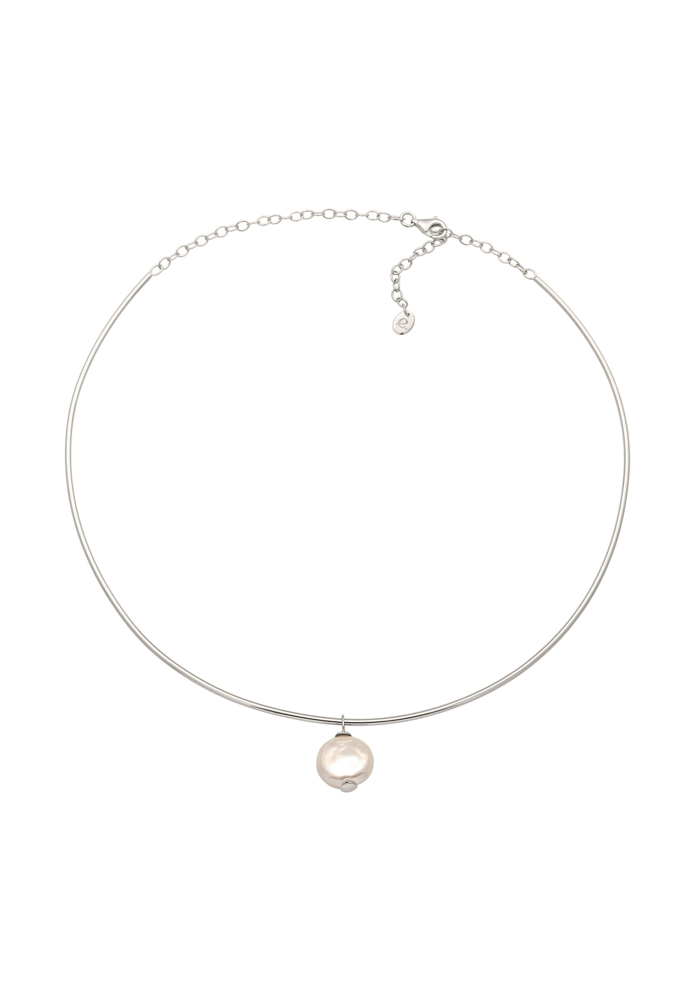 Chaîne 'Barock' ELLI PREMIUM en argent : devant