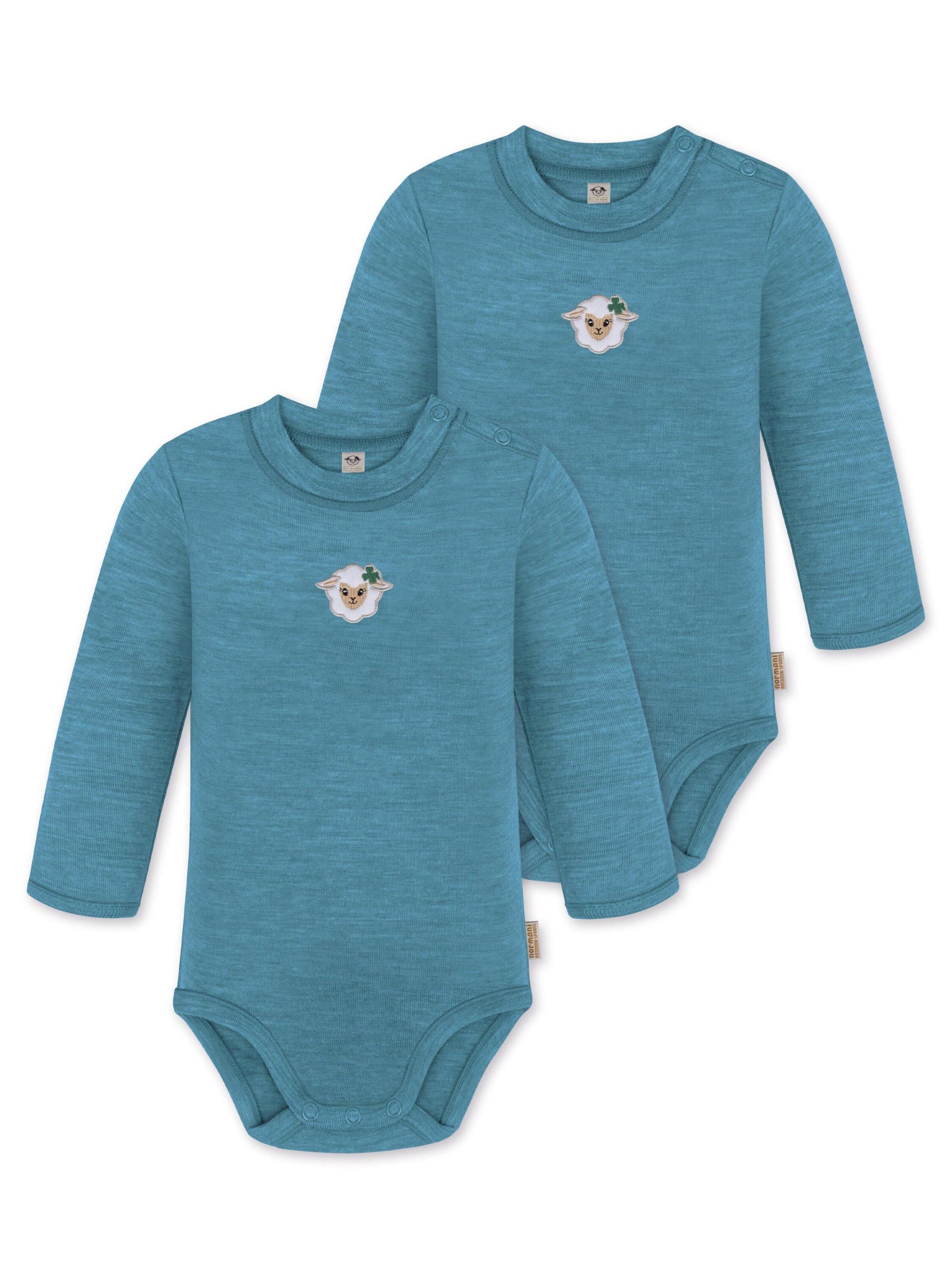 Barboteuse / body 'Tuai' normani en bleu : devant