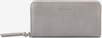 FREDsBRUDER Portemonnaie 'Just Easy' in Grau: Vorderseite