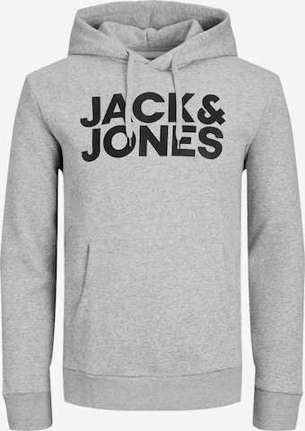 JACK & JONES Sweatshirt 'Corp' in Grey: front
