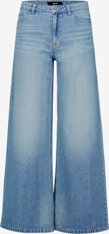 zero Wide Leg Jeans in Blau: Vorderseite